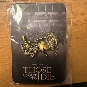 SDCC 2024 Those About To Die Exclusive Commemorative Collectors Pin rare button